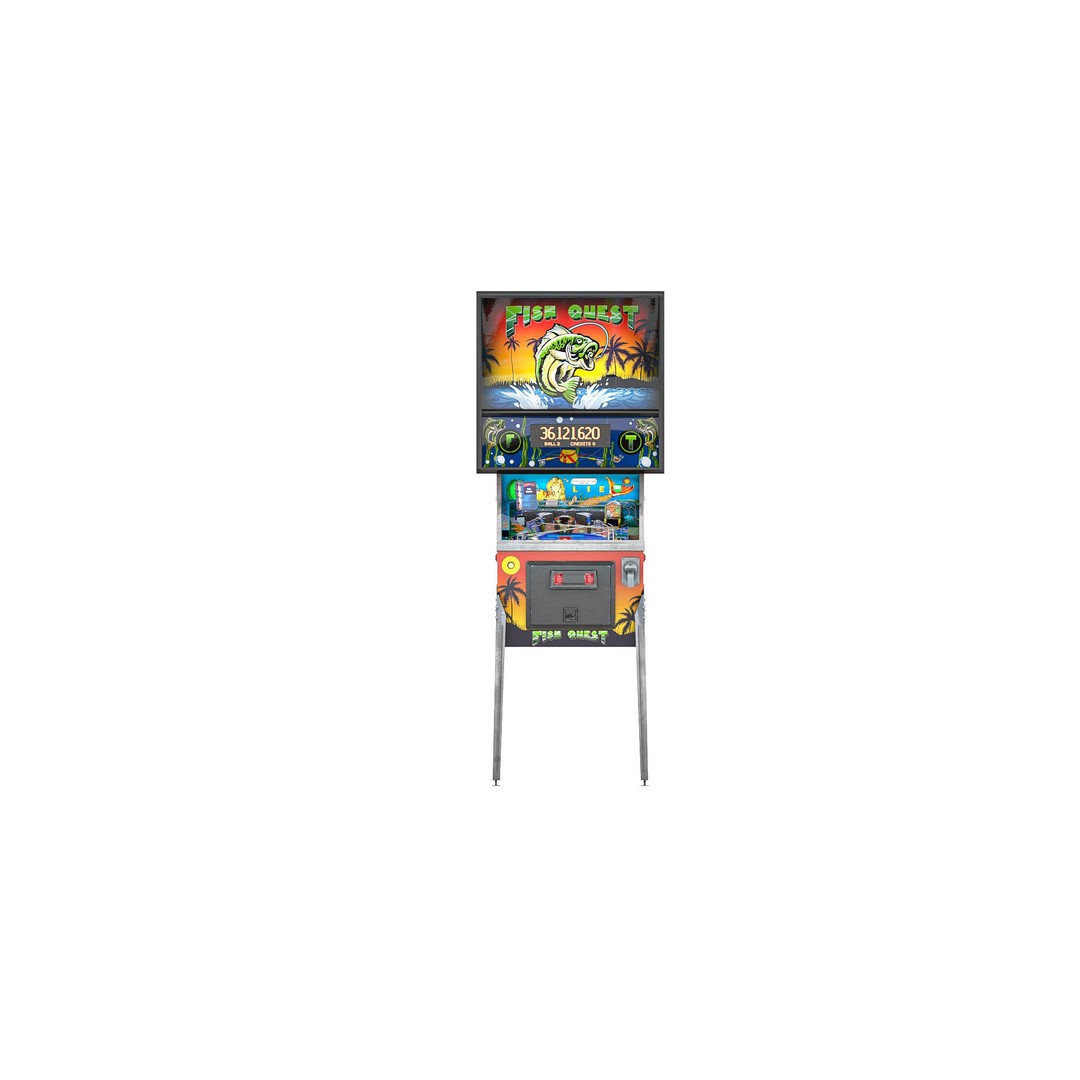 Pinball Fish Quest 3D Model – Low Poly Game Asset, PBR Textures - View 4