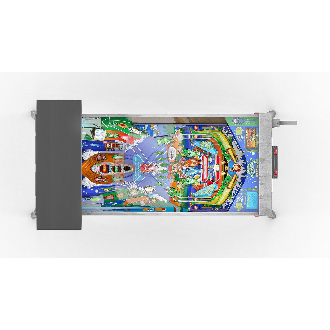 Pinball Fish Quest 3D Model – Low Poly Game Asset, PBR Textures - View 8