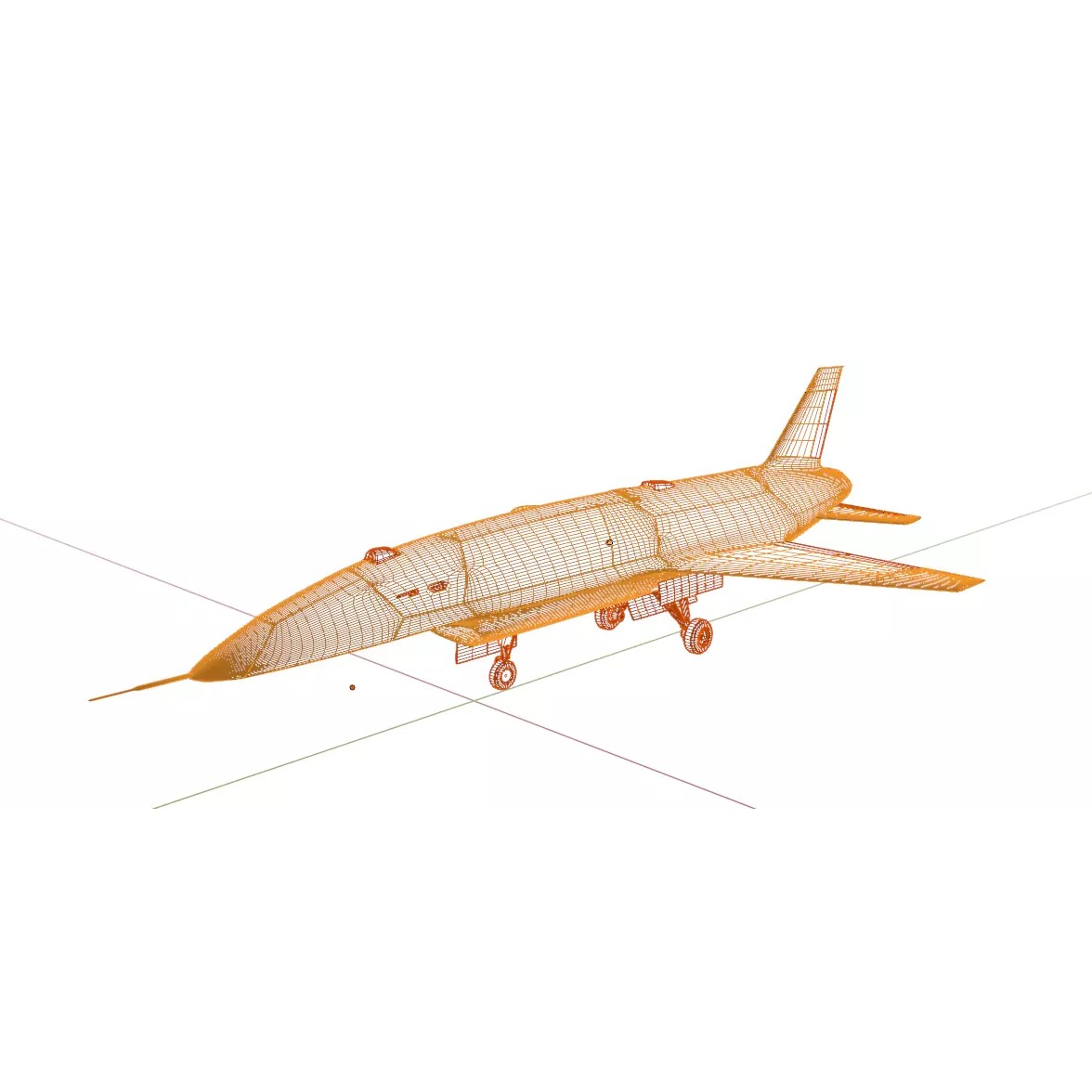 Anduril YFQ-44 Fury - Low-Poly Game-Ready 3D Model - View 28