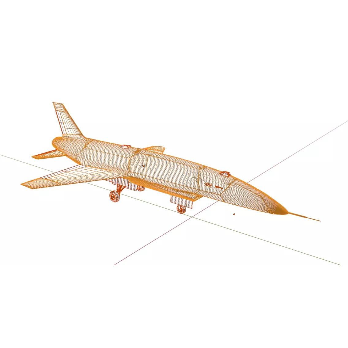 Anduril YFQ-44 Fury - Low-Poly Game-Ready 3D Model - View 29