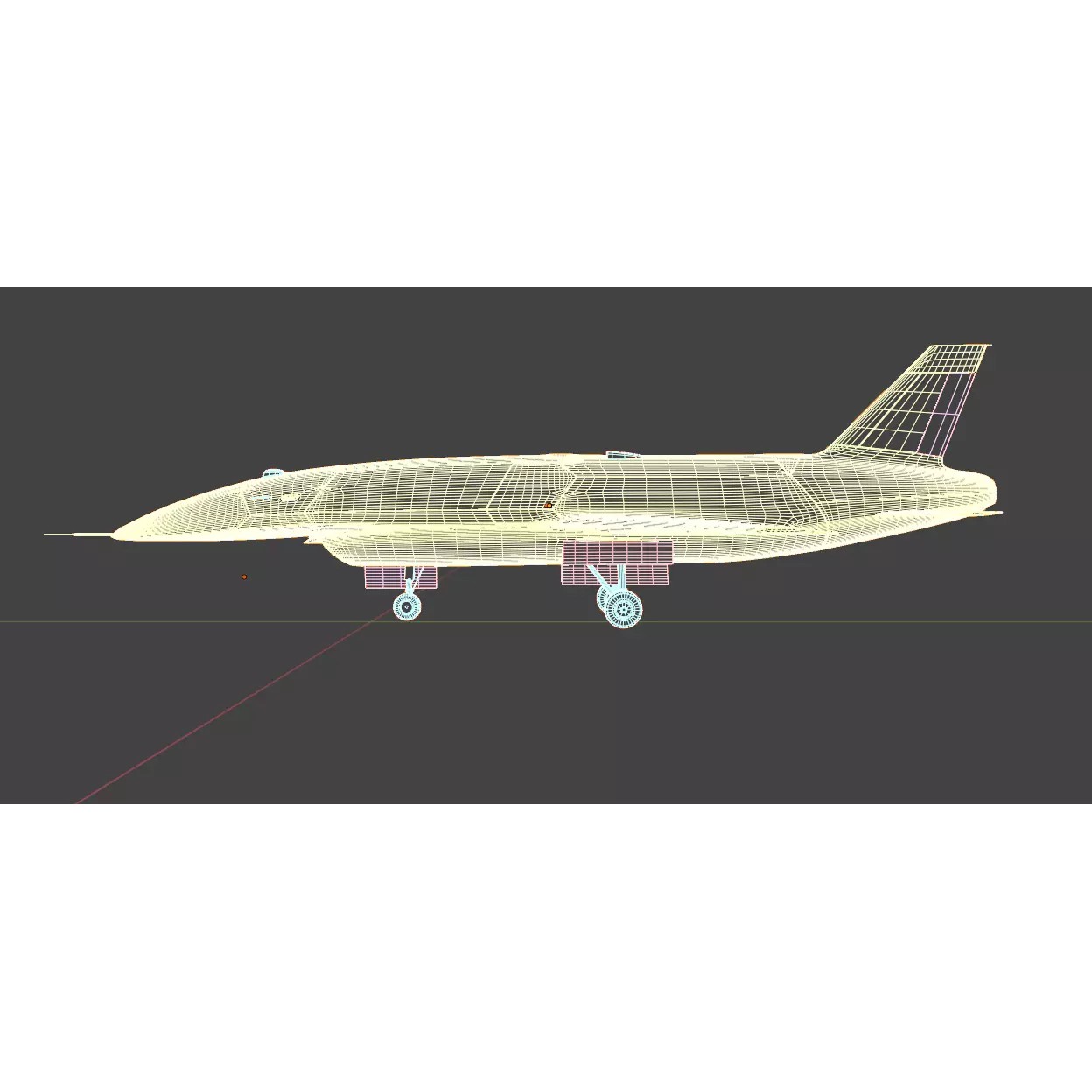 Anduril YFQ-44 Fury - Low-Poly Game-Ready 3D Model - View 38