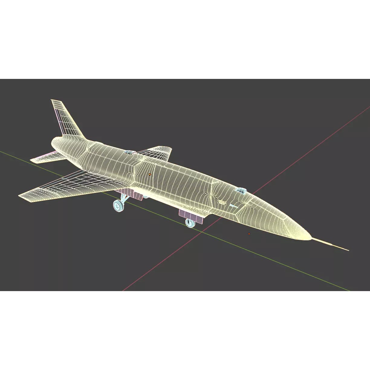 Anduril YFQ-44 Fury - Low-Poly Game-Ready 3D Model - View 39