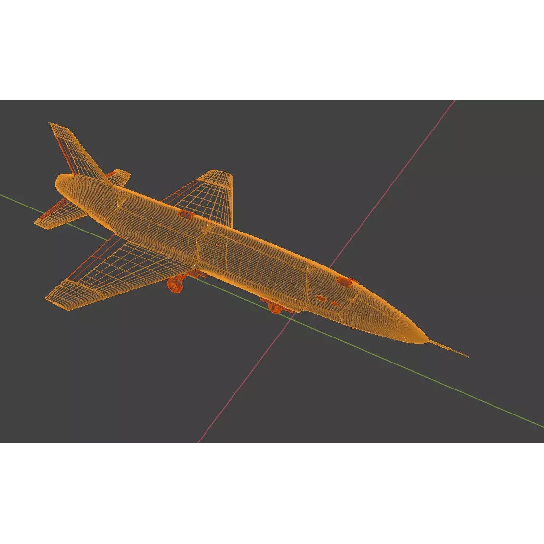 Anduril YFQ-44 Fury - Low-Poly Game-Ready 3D Model - View 40