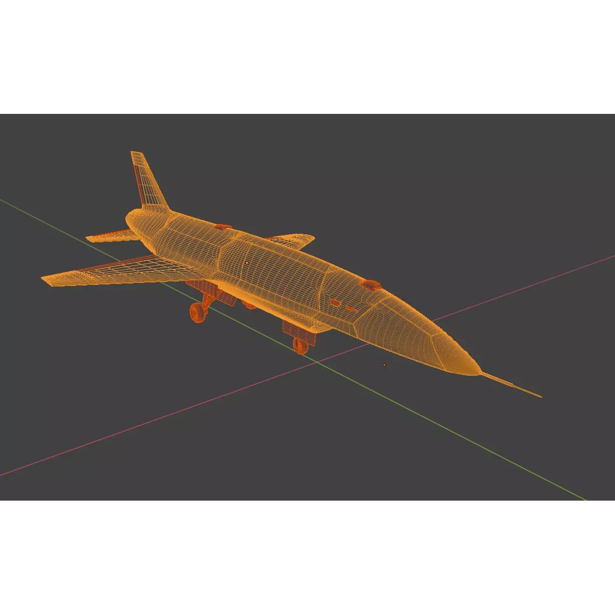 Anduril YFQ-44 Fury - Low-Poly Game-Ready 3D Model - View 43
