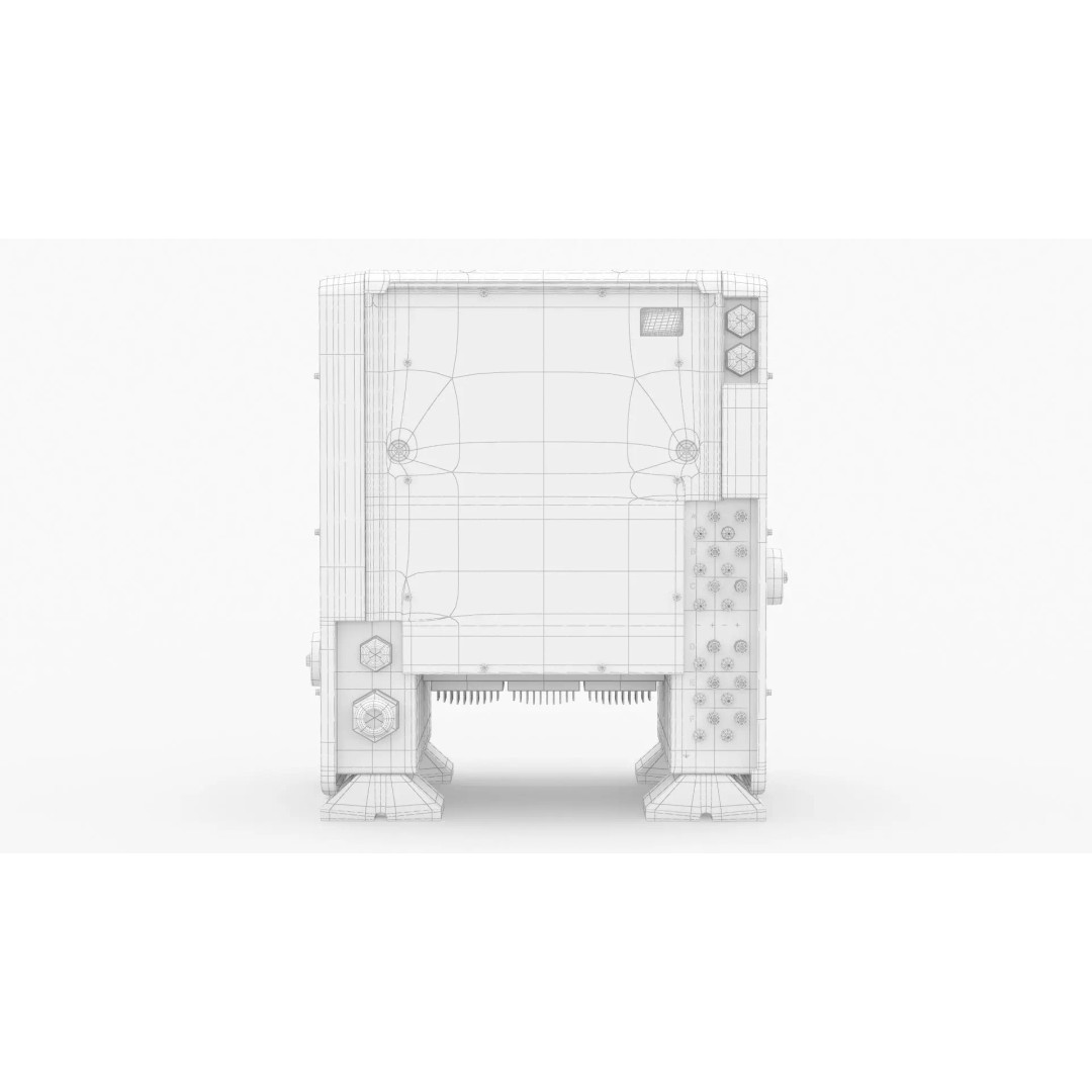 SMA Sunny Tripower CORE Solar Inverter 3D Model – High-Quality PBR Asset, FBX, OBJ - View 11