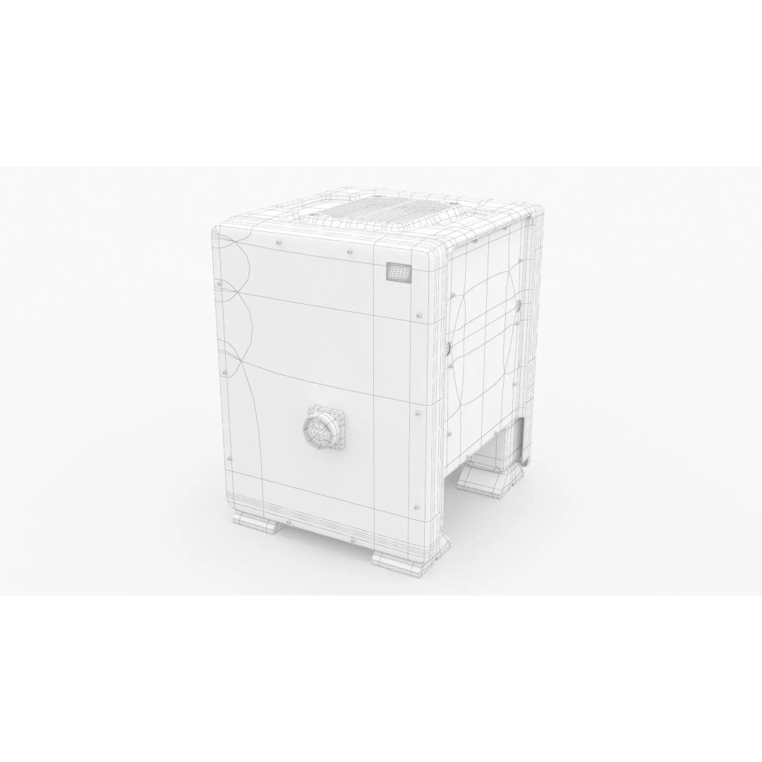 SMA Sunny Tripower CORE Solar Inverter 3D Model – High-Quality PBR Asset, FBX, OBJ - View 12