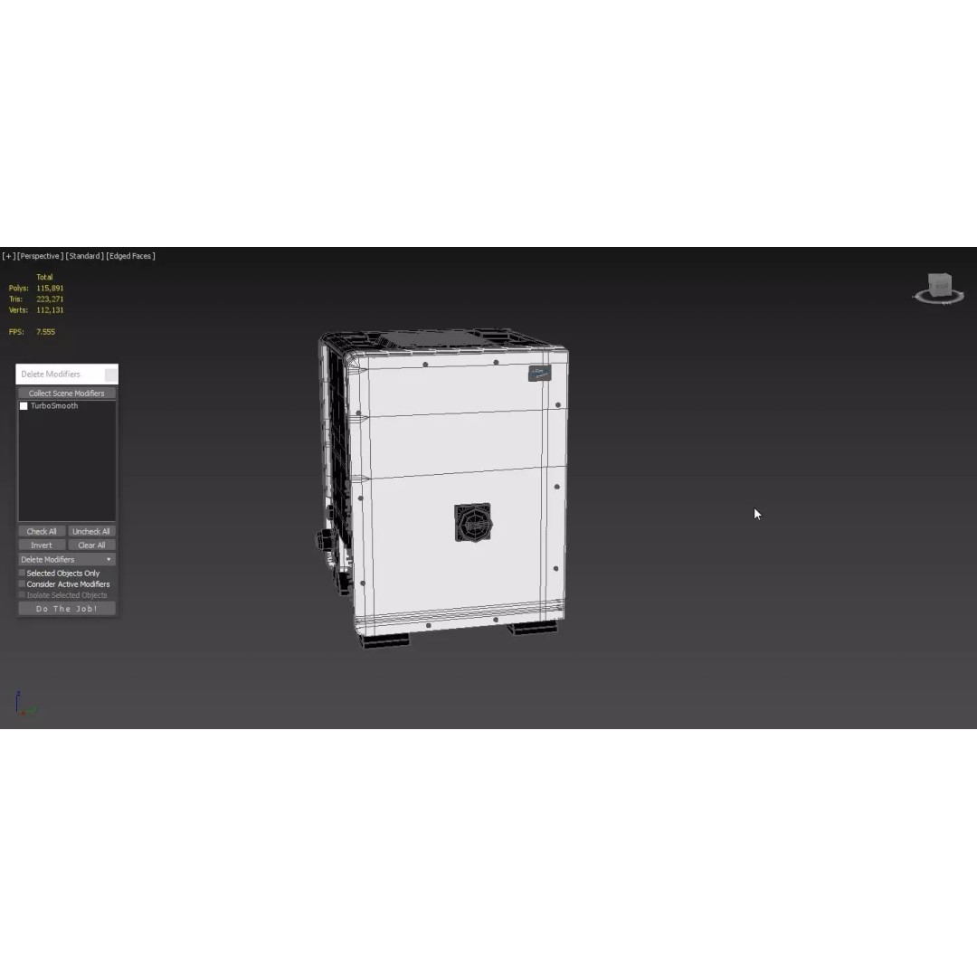SMA Sunny Tripower CORE Solar Inverter 3D Model – High-Quality PBR Asset, FBX, OBJ - View 6