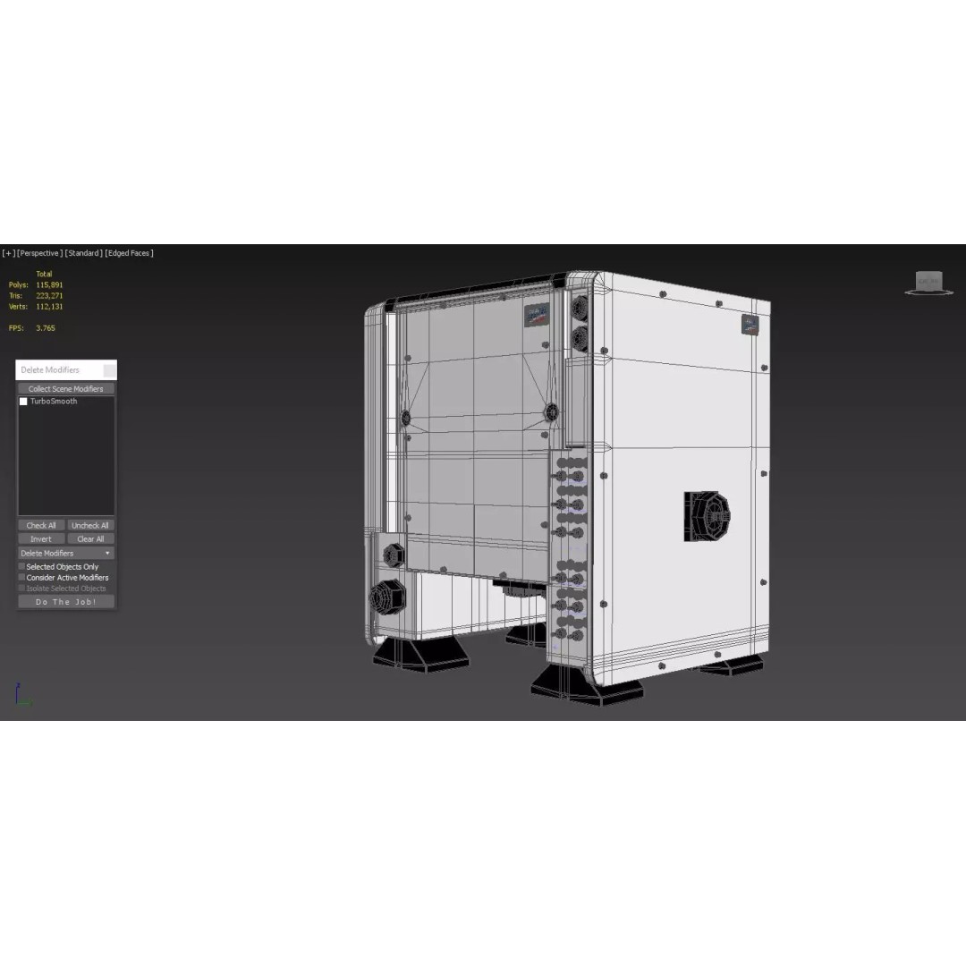 SMA Sunny Tripower CORE Solar Inverter 3D Model – High-Quality PBR Asset, FBX, OBJ - View 9