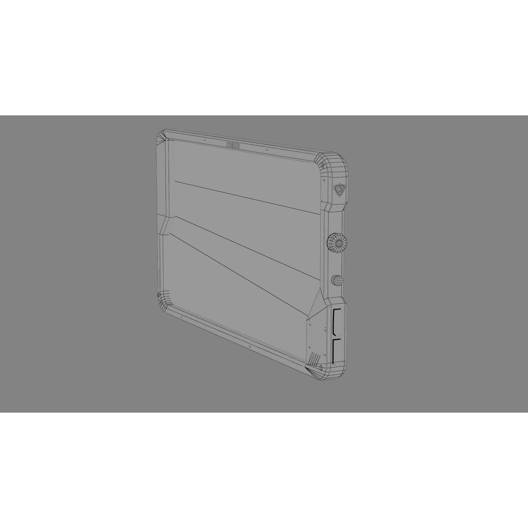 Sci-fi Touch Pad 3D Model – Low Poly PBR Asset, FBX - View 26