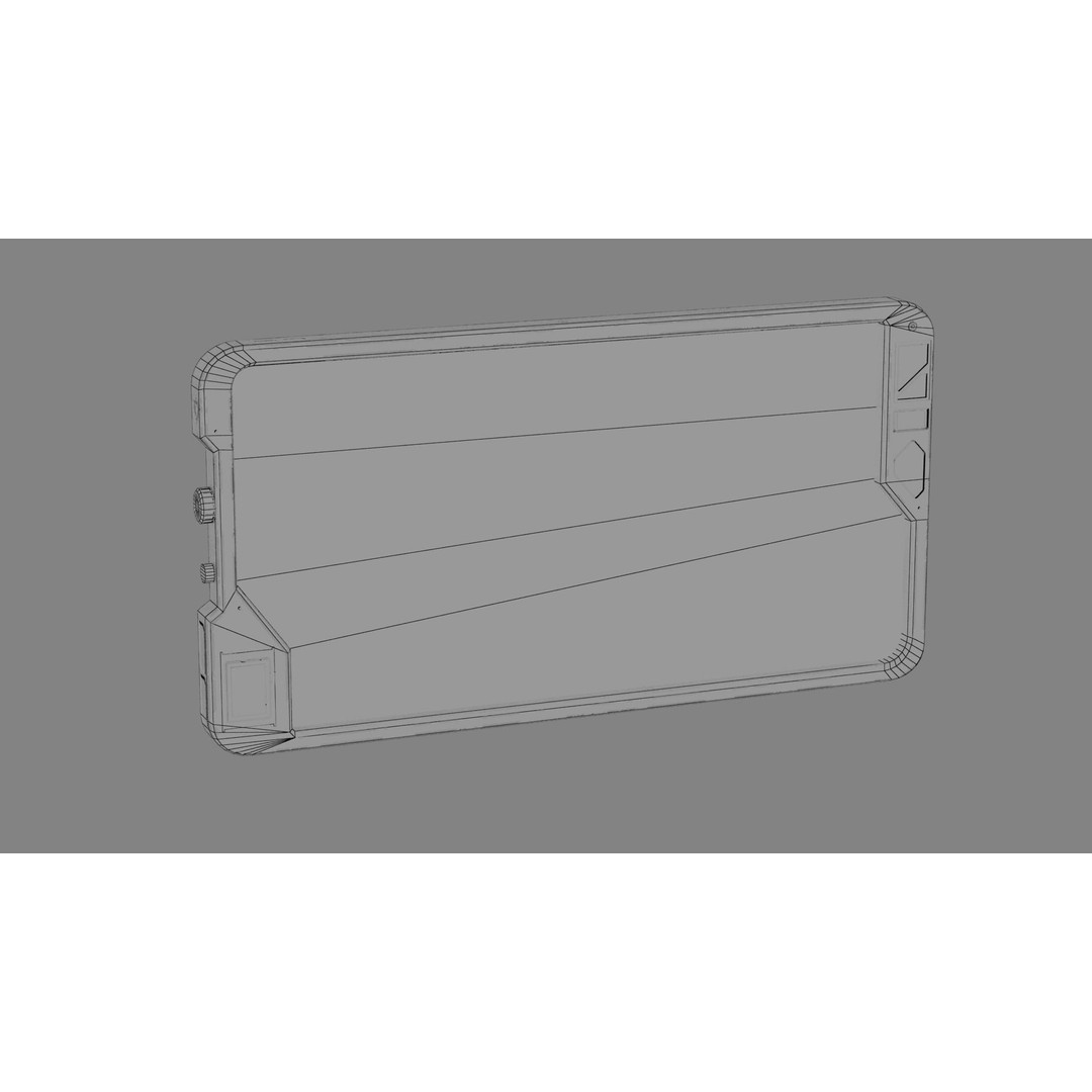 Sci-fi Touch Pad 3D Model – Low Poly PBR Asset, FBX - View 28