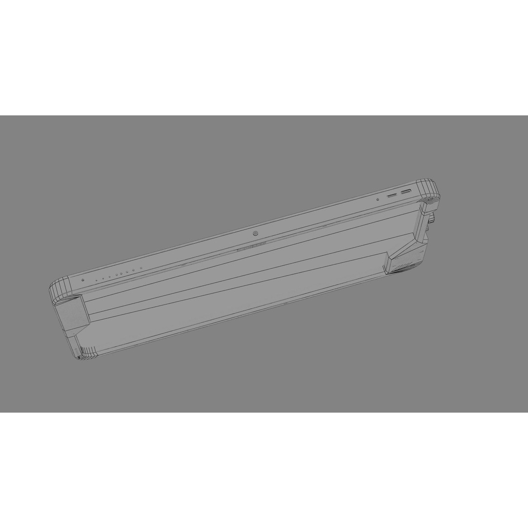 Sci-fi Touch Pad 3D Model – Low Poly PBR Asset, FBX - View 32