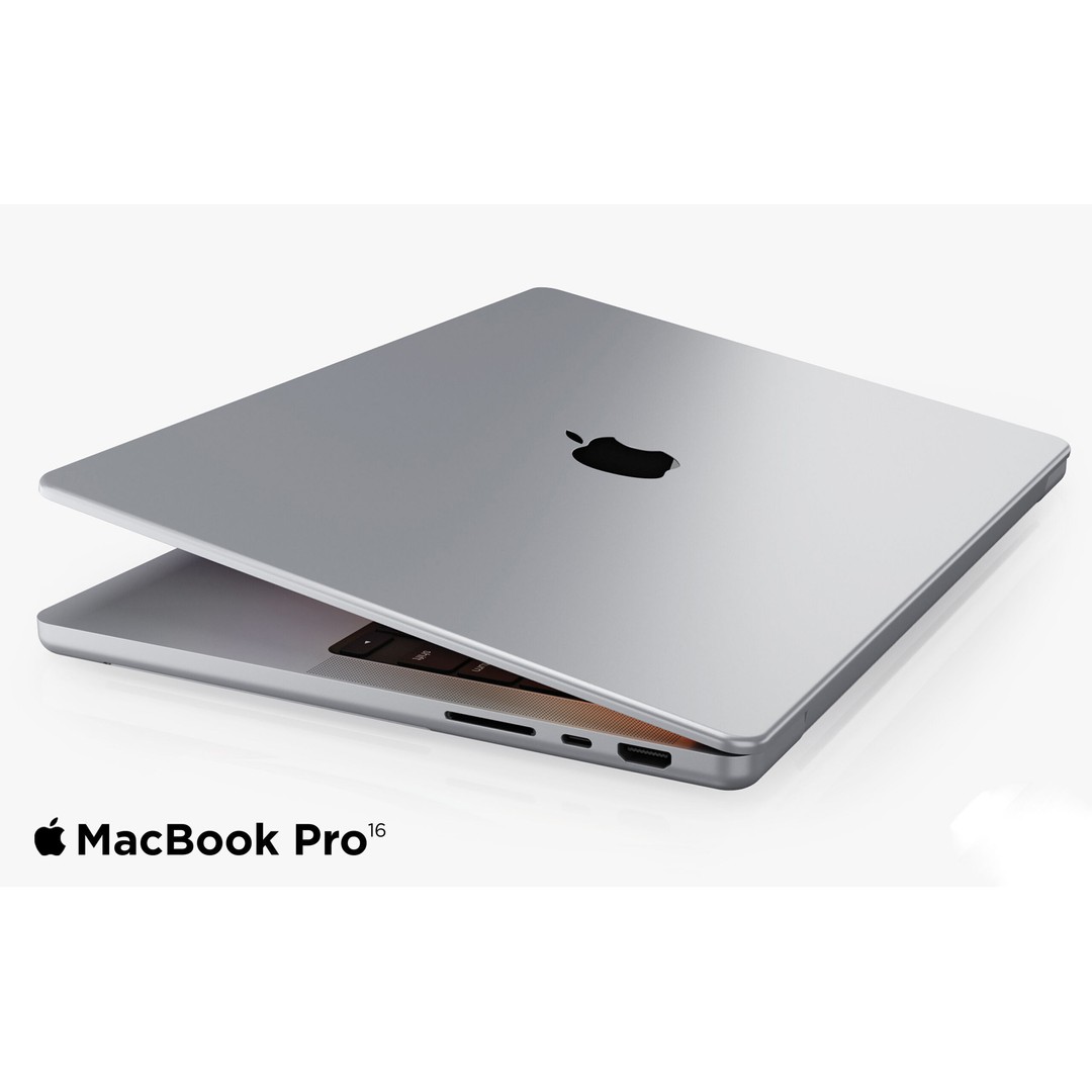 Apple MacBook Pro 2021 3D Model – Rigged Computer Asset, FBX/OBJ - View 5