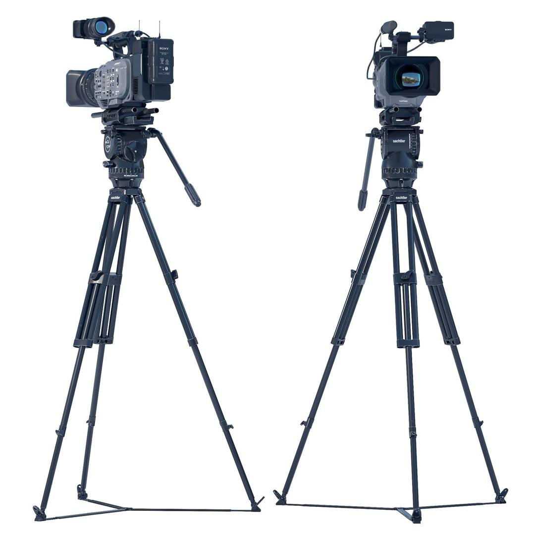 SONY FX9 Camera 3D Model – High Poly PBR Asset, FBX, Blender - View 11