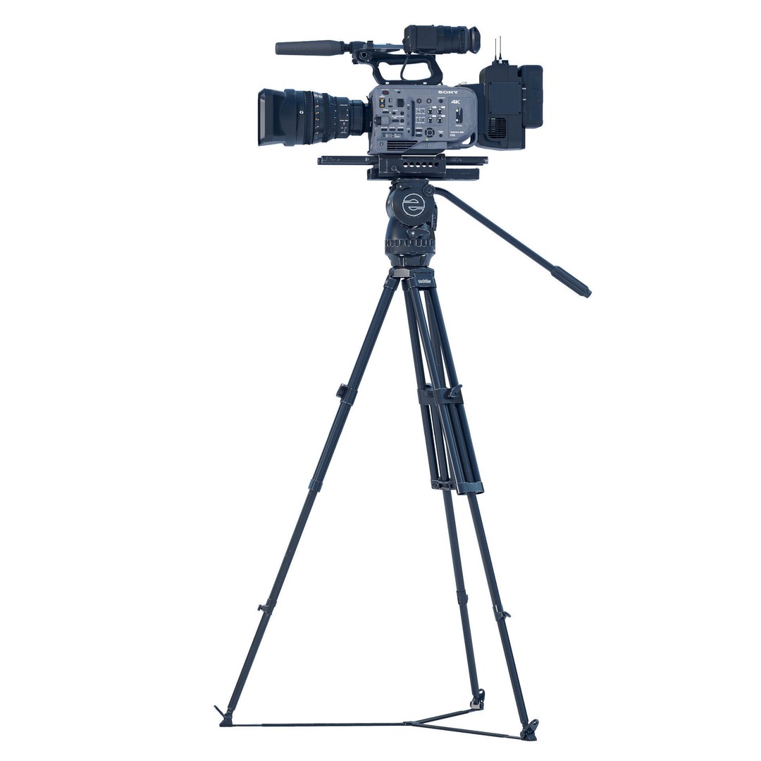 SONY FX9 Camera 3D Model – High Poly PBR Asset, FBX, Blender - View 8