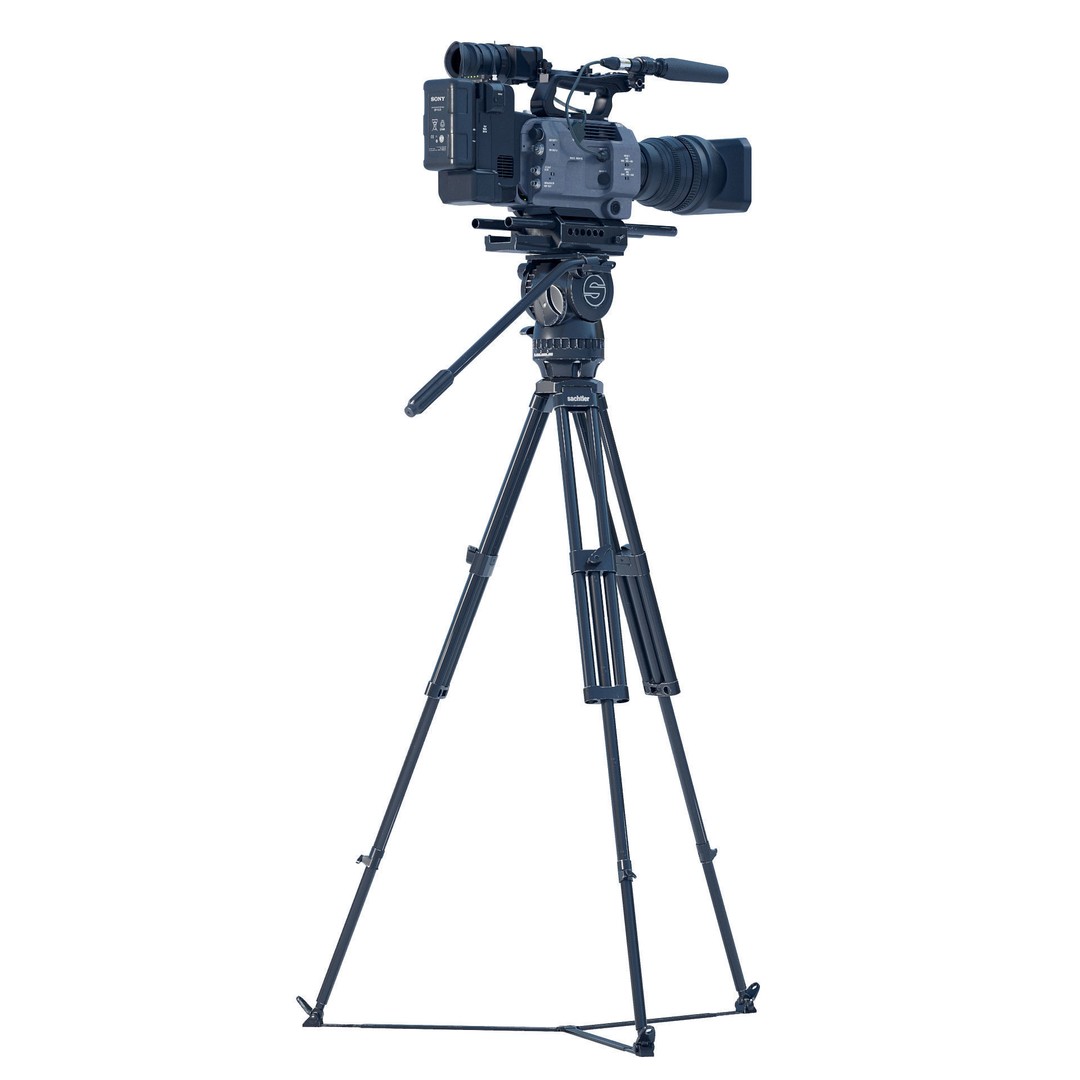SONY FX9 Camera 3D Model – High Poly PBR Asset, FBX, Blender - View 9