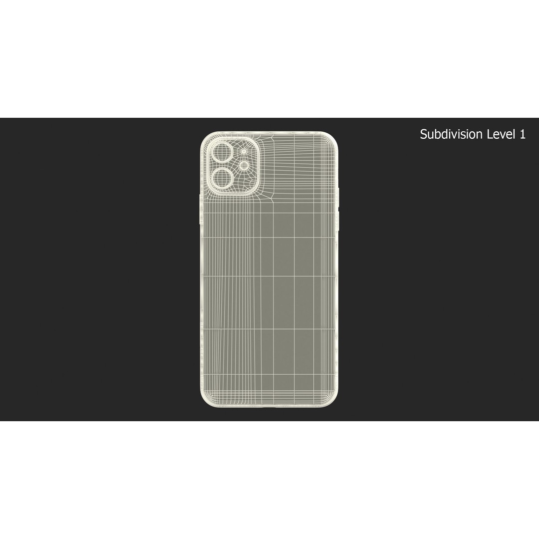 Black Smartphone 3D Model – Modern Mobile Device with PBR Textures - View 13