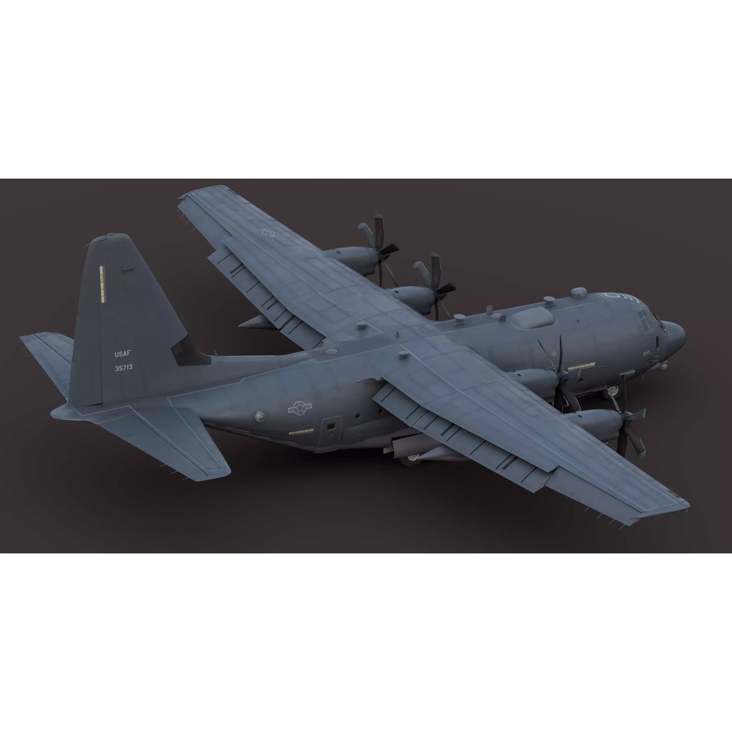 Lockheed Martin AC-130J Ghostrider - Game-Ready 3D Model