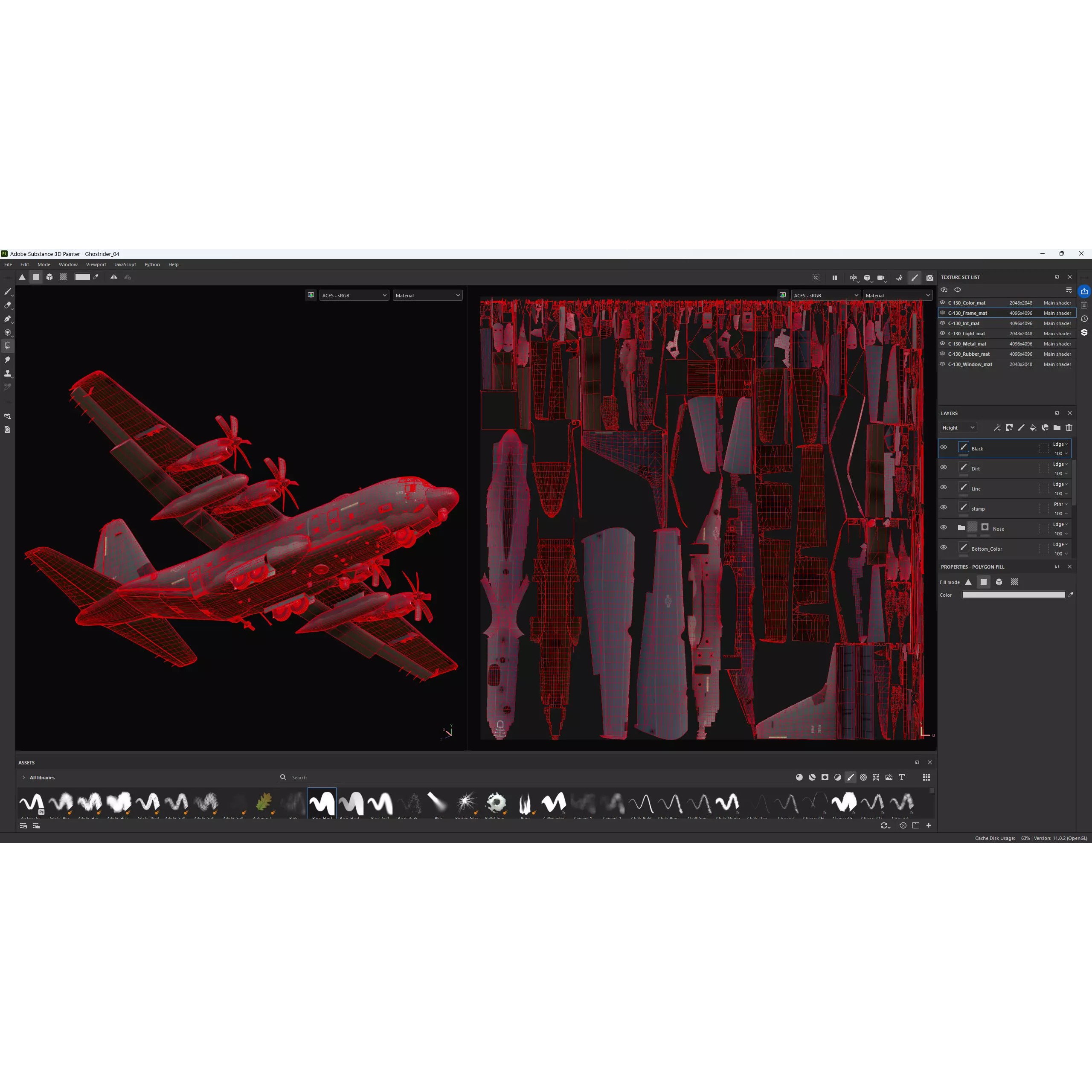 Lockheed Martin AC-130J Ghostrider - Game-Ready 3D Model - View 11