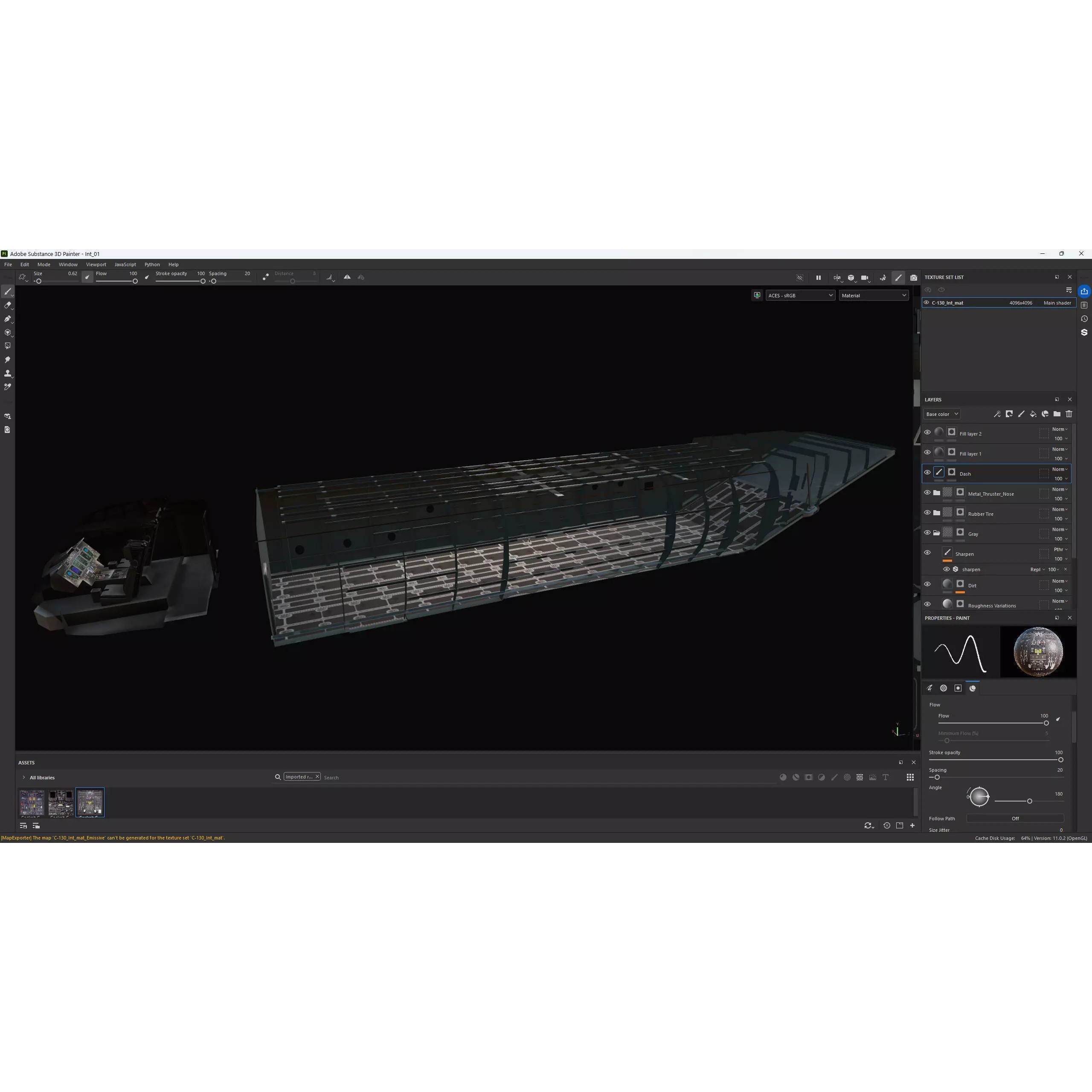 Lockheed Martin AC-130J Ghostrider - Game-Ready 3D Model - View 13