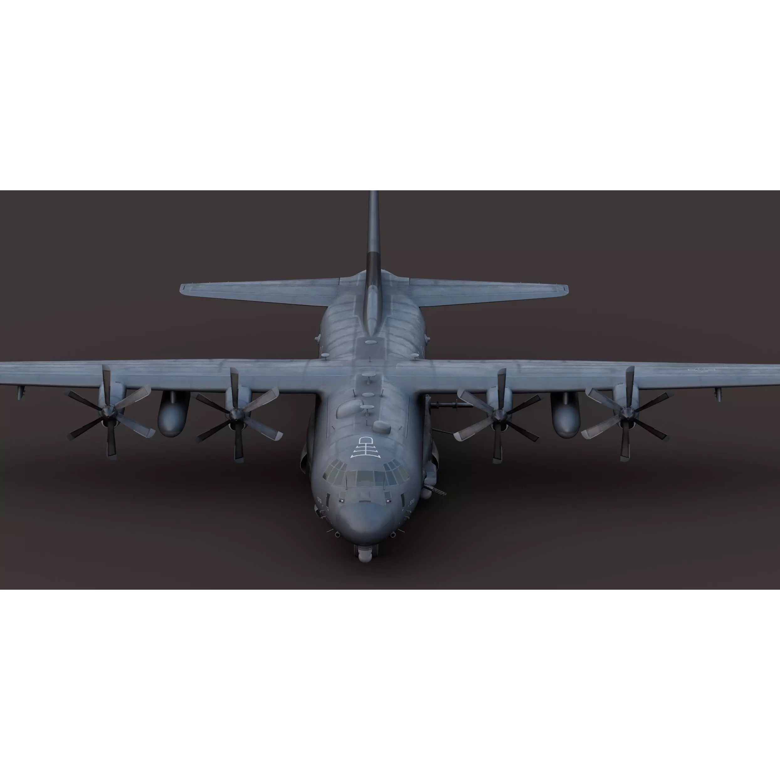 Lockheed Martin AC-130J Ghostrider - Game-Ready 3D Model - View 14