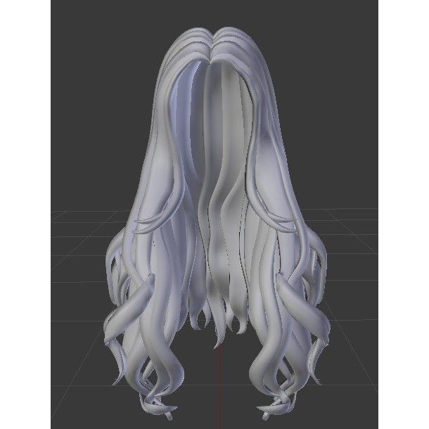 Chica 3D Model – Rigged Medium Hair Style for Games, Blender