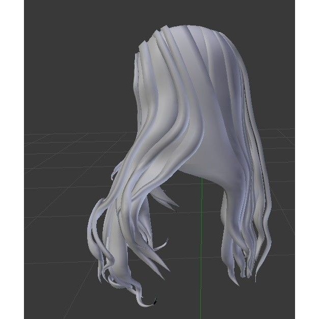 Chica 3D Model – Rigged Medium Hair Style for Games, Blender - View 5