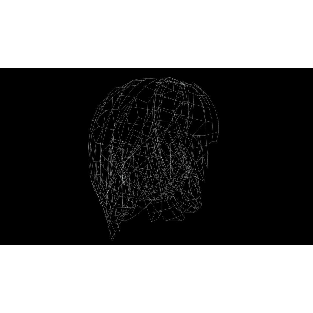 Classic Bob Hair 3D Model – Low Poly Female Hairstyle, FBX & PBR - View 15