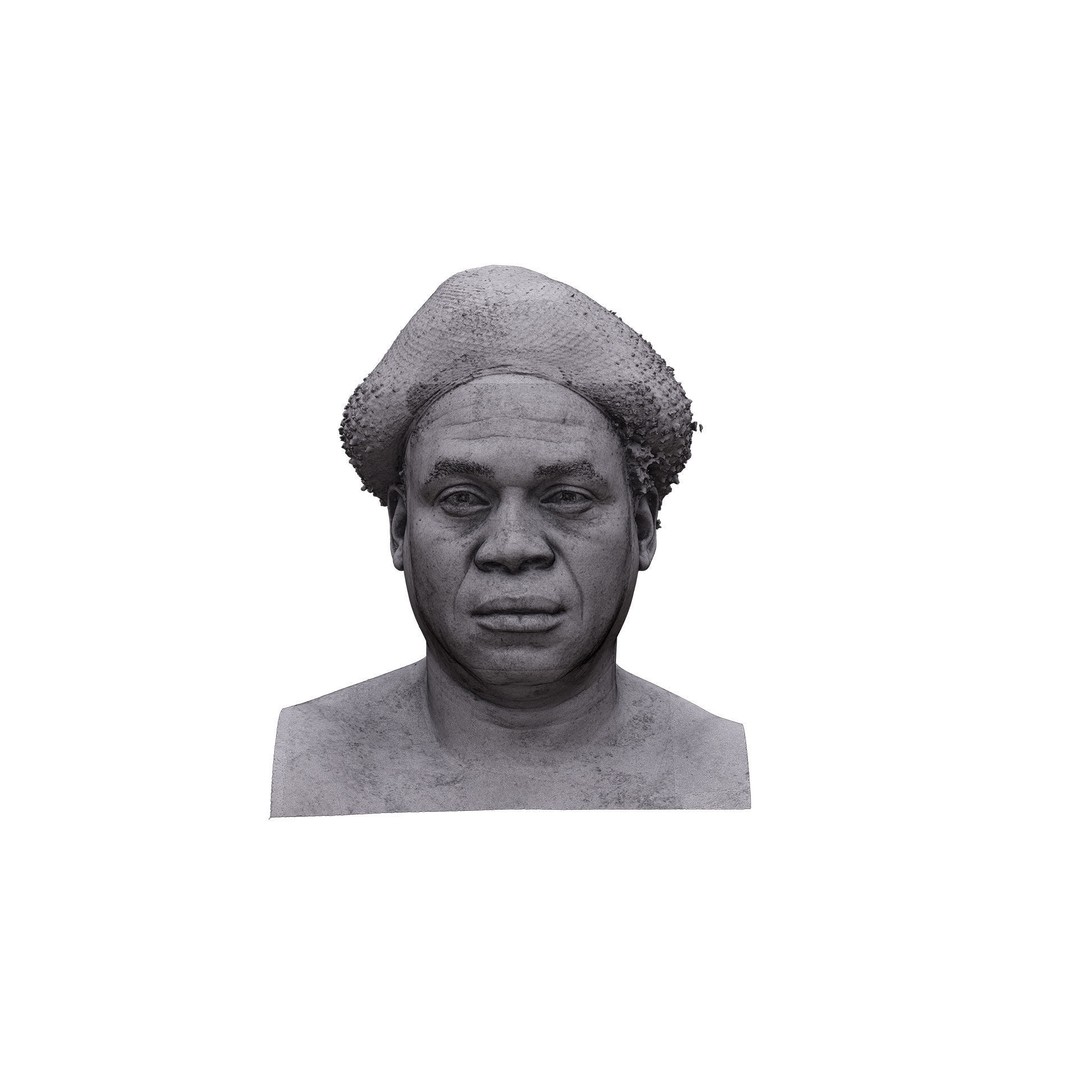Anderius Mosley 3D Model – Realistic Raw Human Head Scan, OBJ