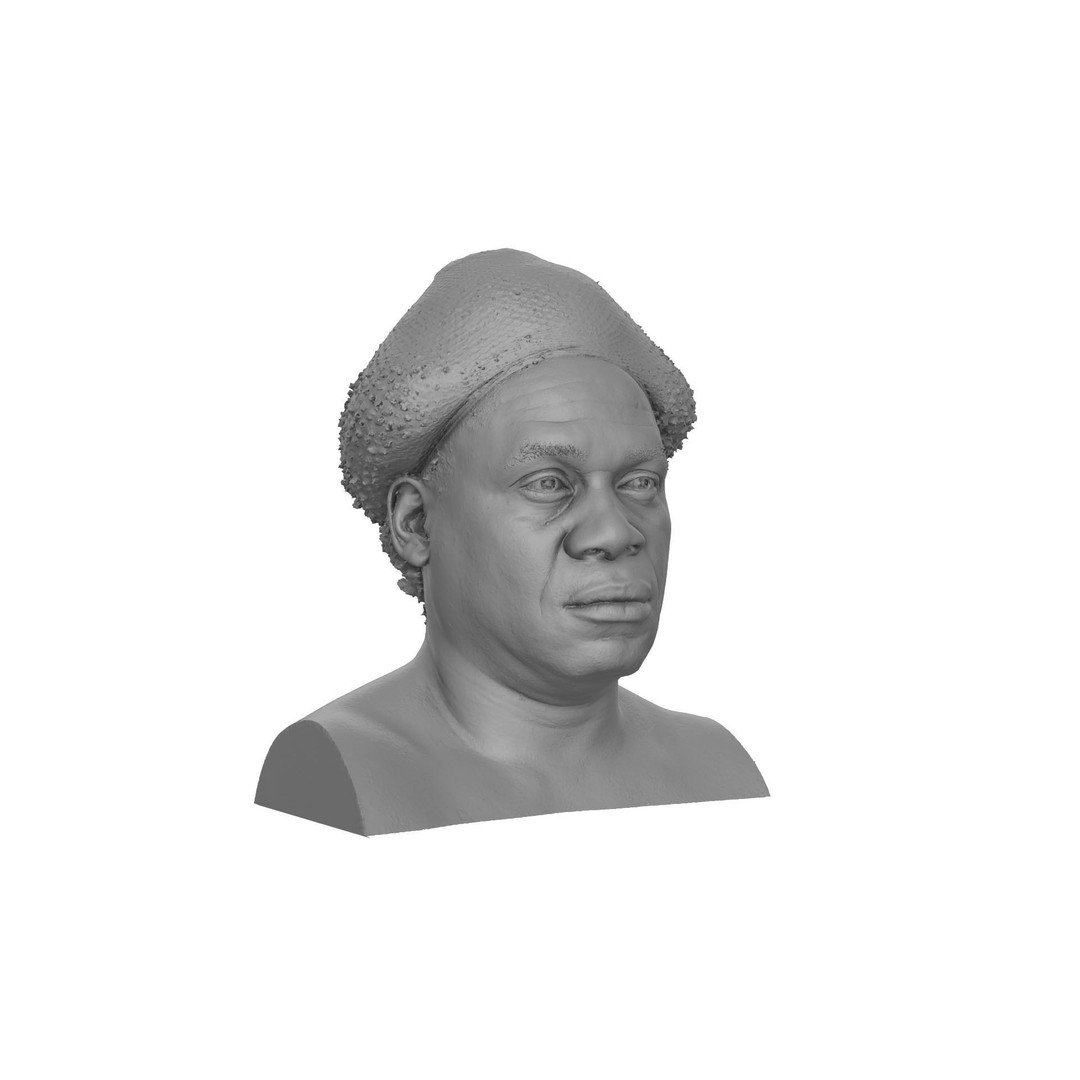 Anderius Mosley 3D Model – Realistic Raw Human Head Scan, OBJ - View 7