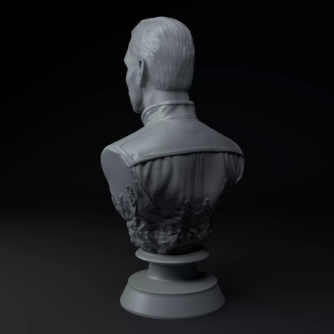 Freddie Mercury 3D Model – Premium Bust Sculpture for Printing - View 5