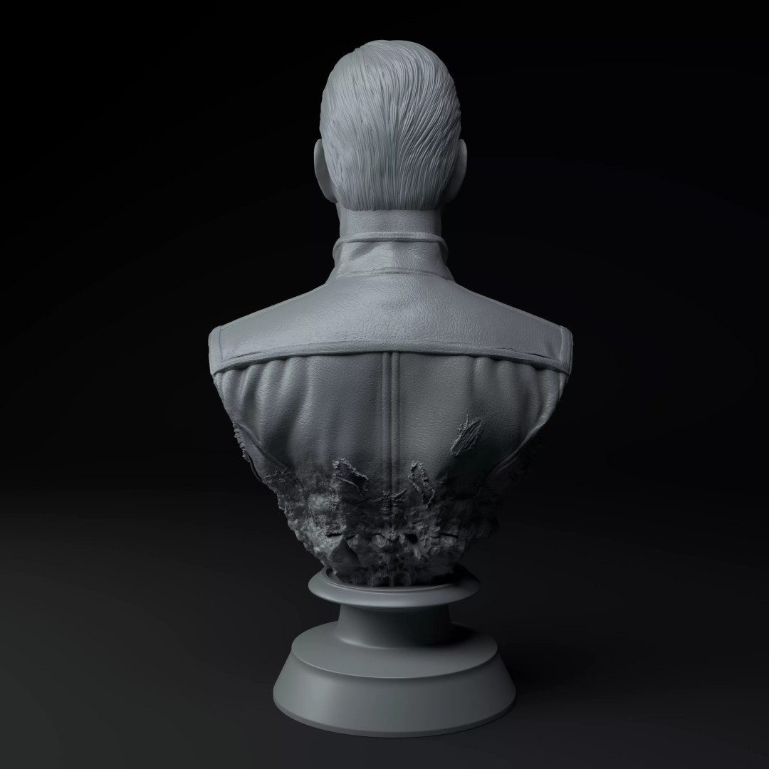 Freddie Mercury 3D Model – Premium Bust Sculpture for Printing - View 6