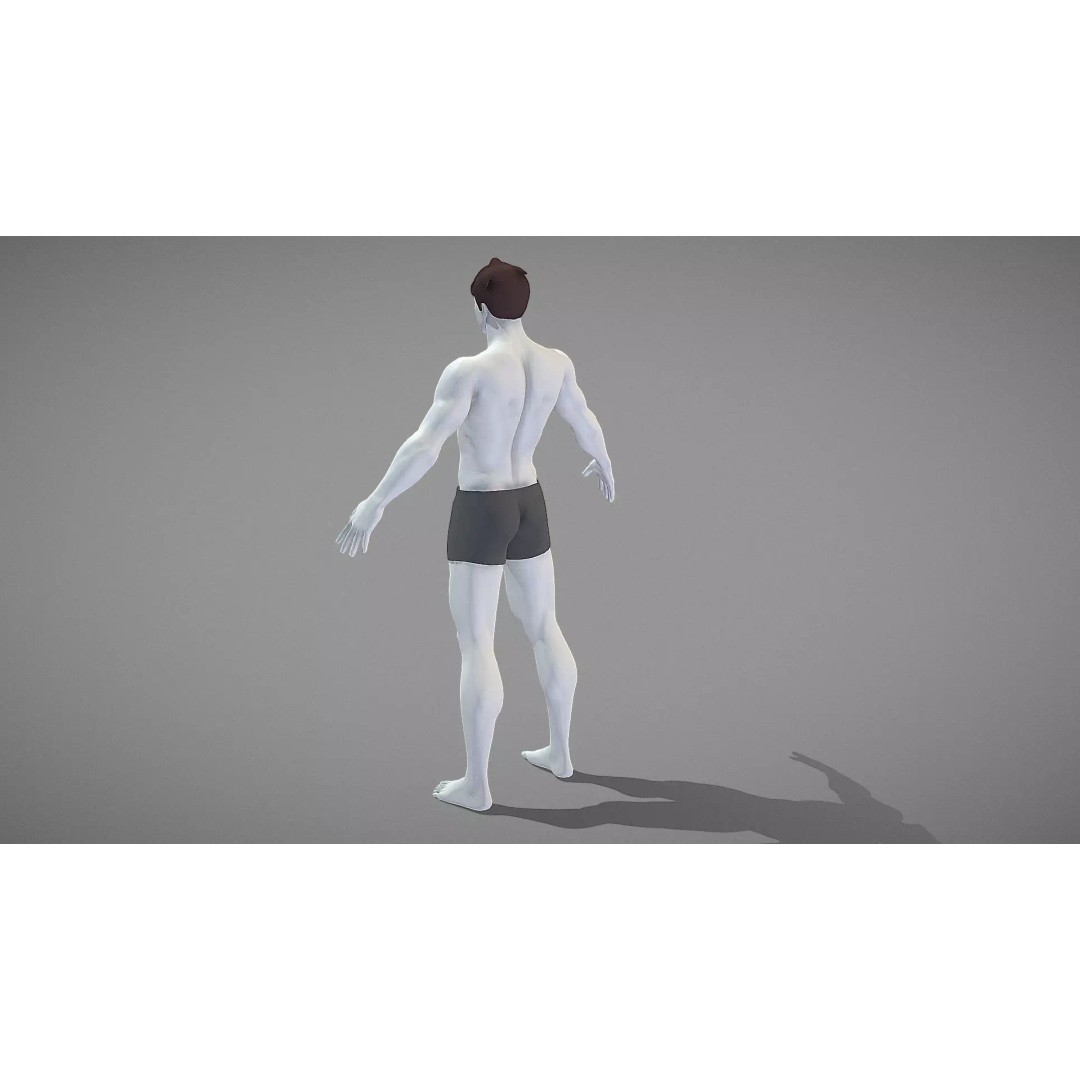 Stylized Male Female 3D Model – Rigged Low-Poly Game Asset, FBX - View 22