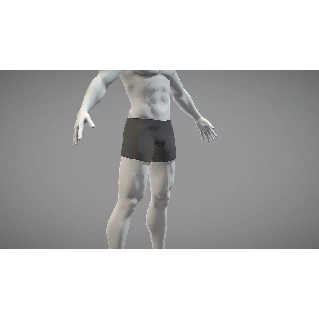 Stylized Male Female 3D Model – Rigged Low-Poly Game Asset, FBX - View 24
