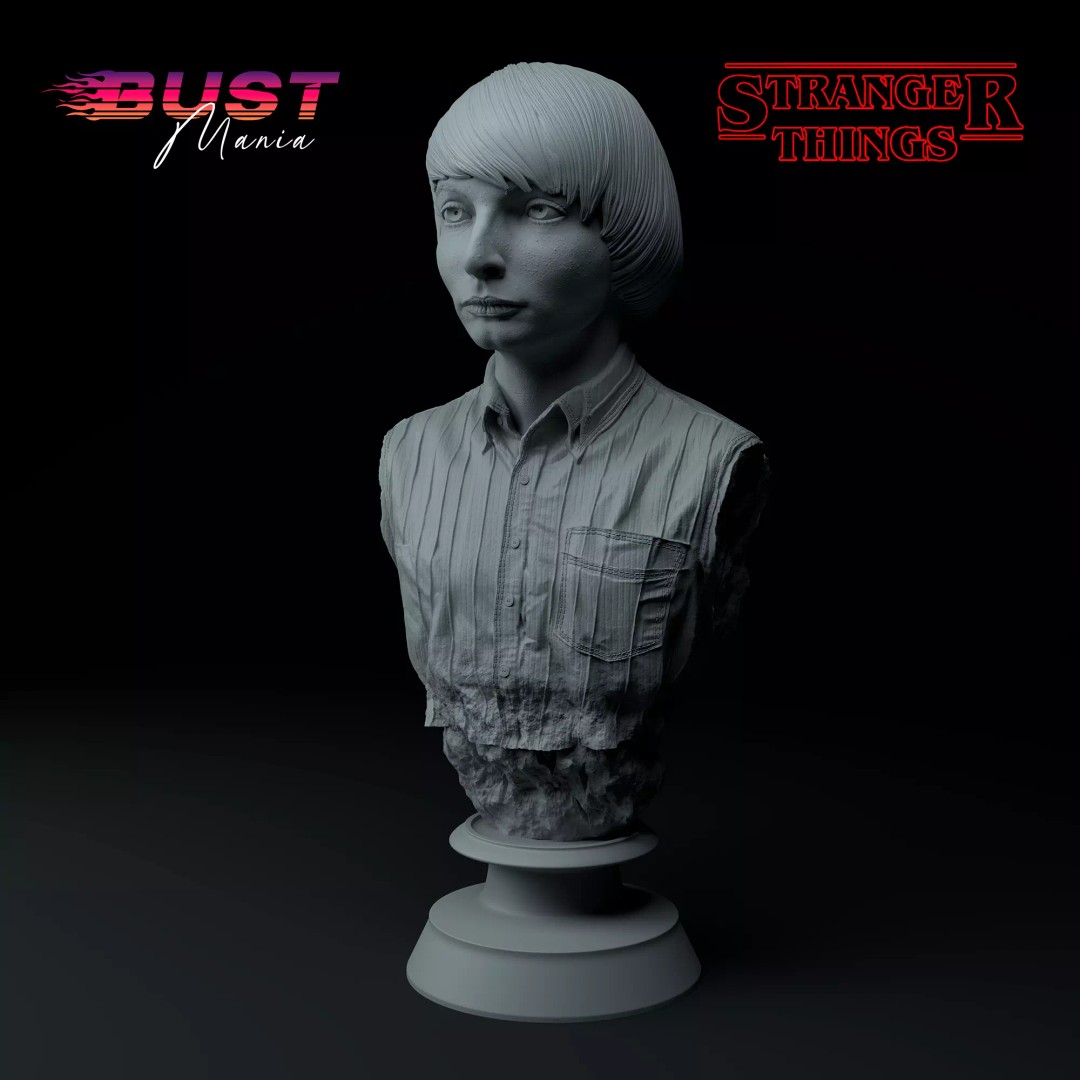 Stranger Things 3D Model – Premium Bust Collection, STL - View 14