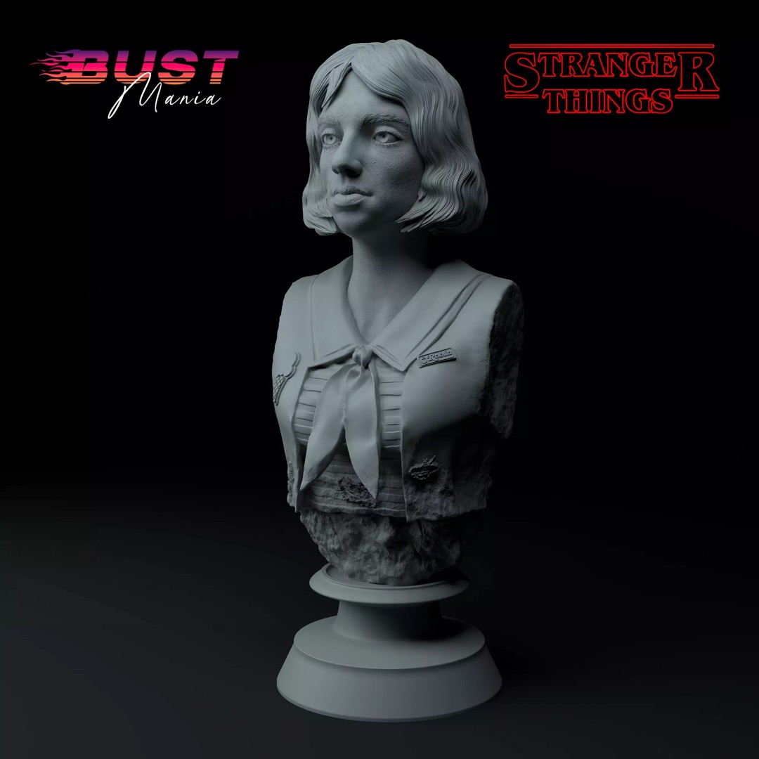 Stranger Things 3D Model – Premium Bust Collection, STL - View 15