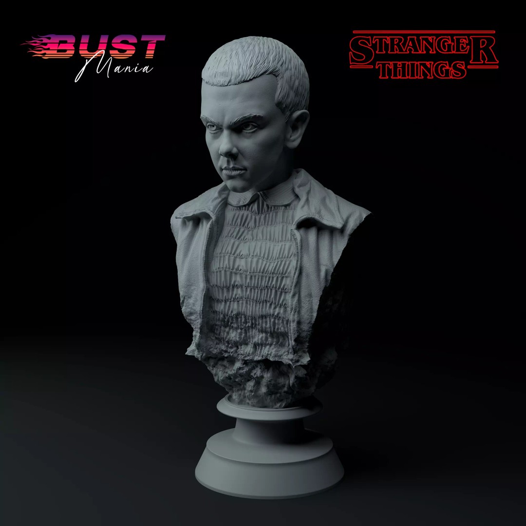 Stranger Things 3D Model – Premium Bust Collection, STL - View 6