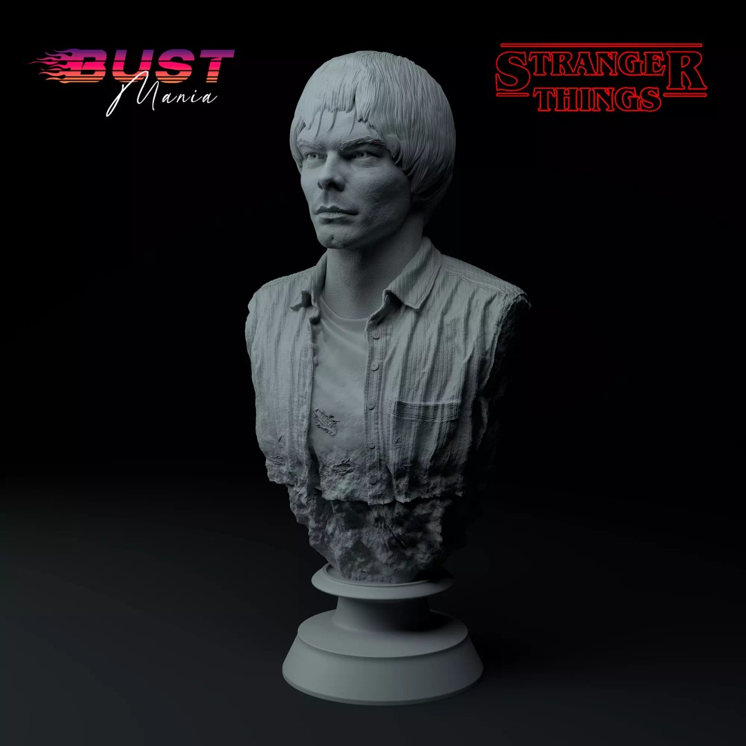 Stranger Things 3D Model – Premium Bust Collection, STL - View 9