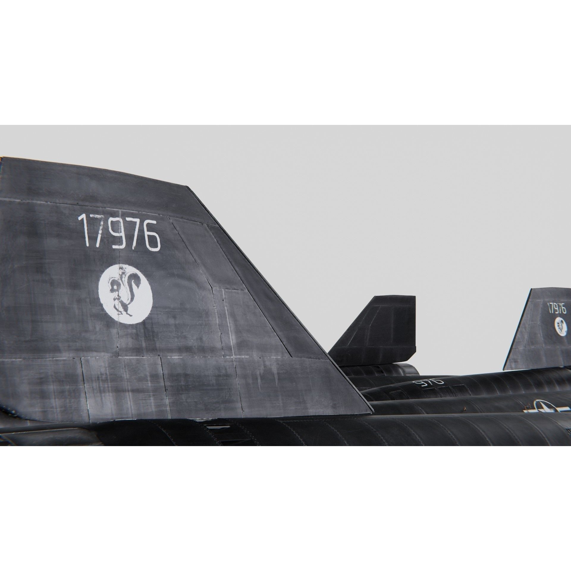 Lockheed SR-71 Blackbird - High-Poly 3D Model - View 12