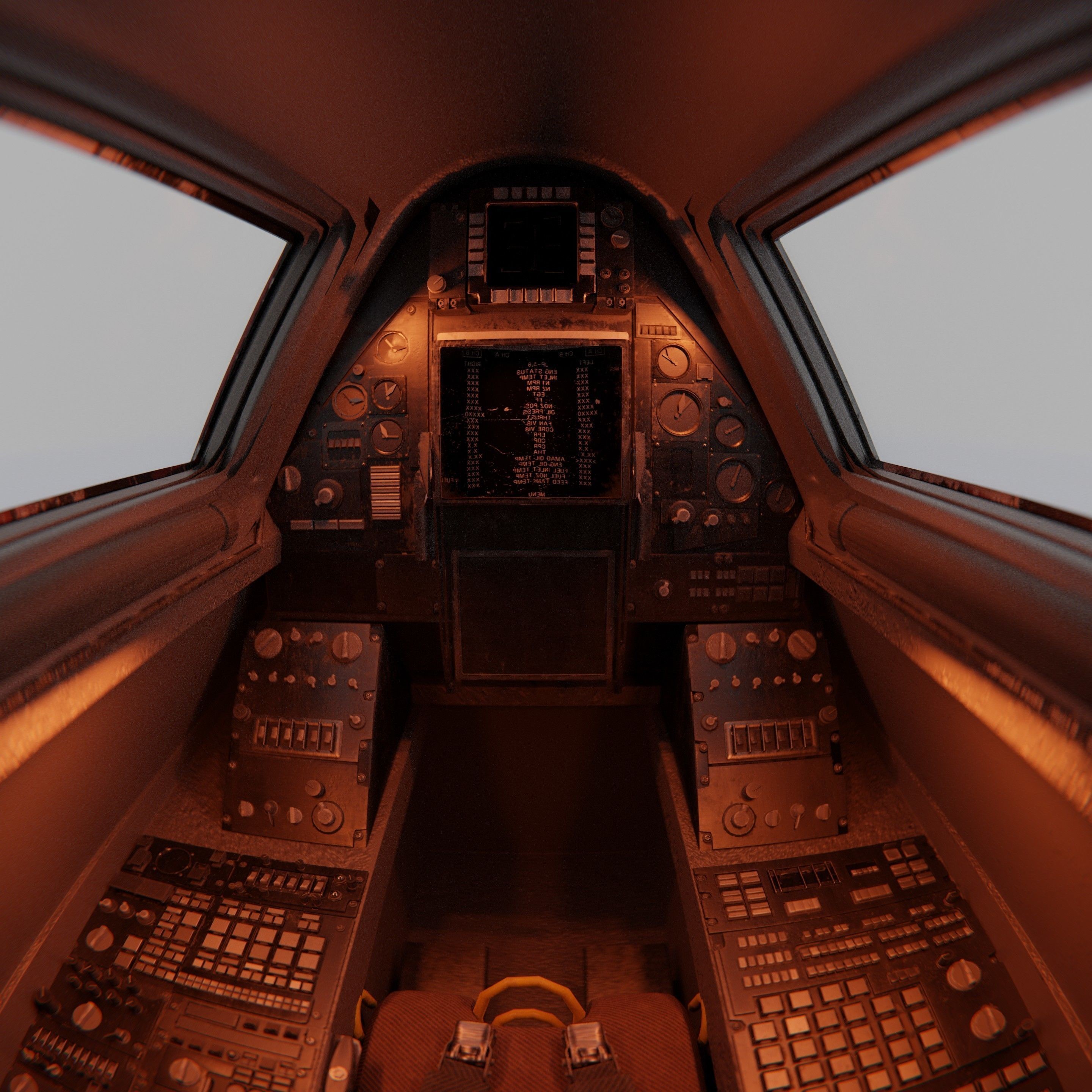 Lockheed SR-71 Blackbird - High-Poly 3D Model - View 16