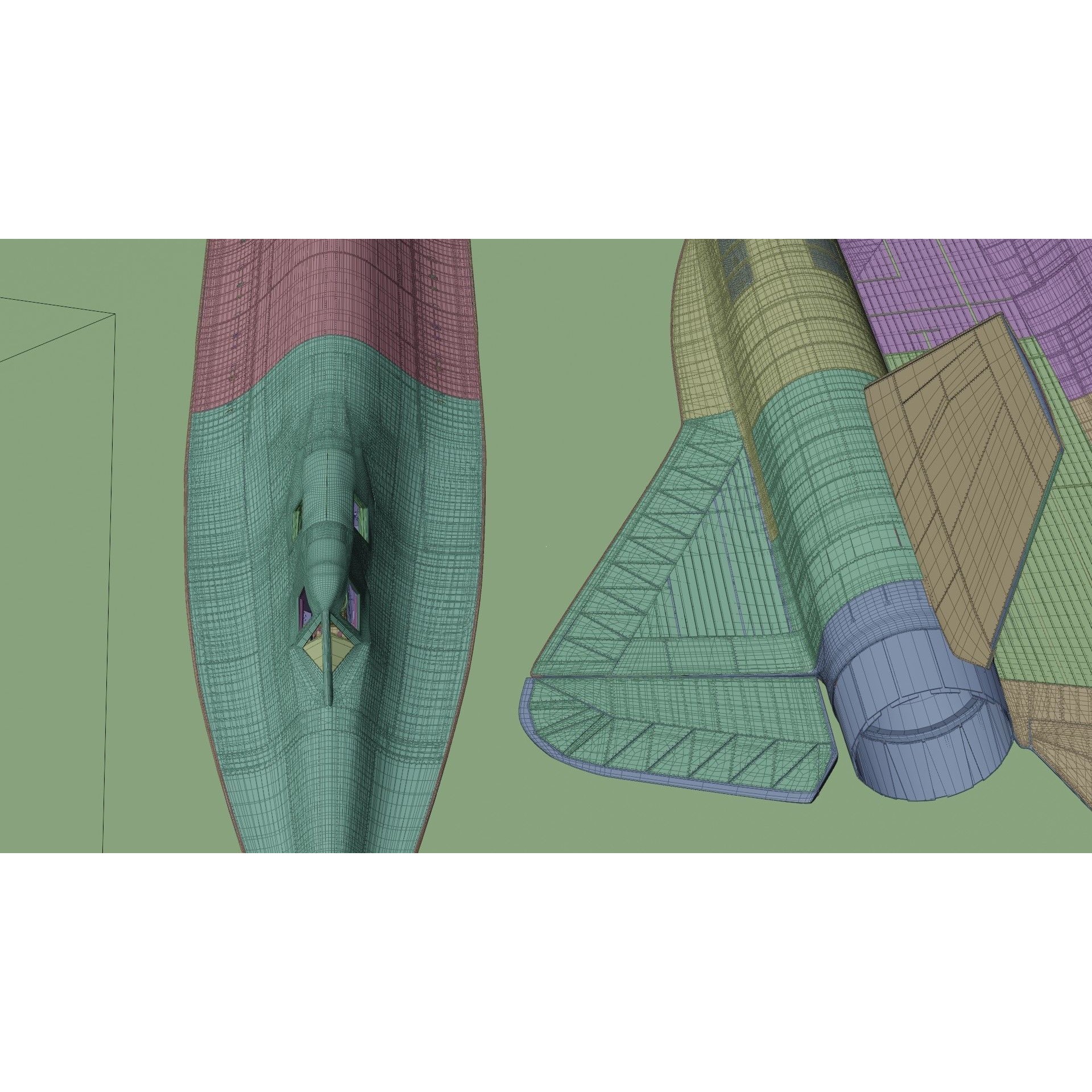 Lockheed SR-71 Blackbird - High-Poly 3D Model - View 26