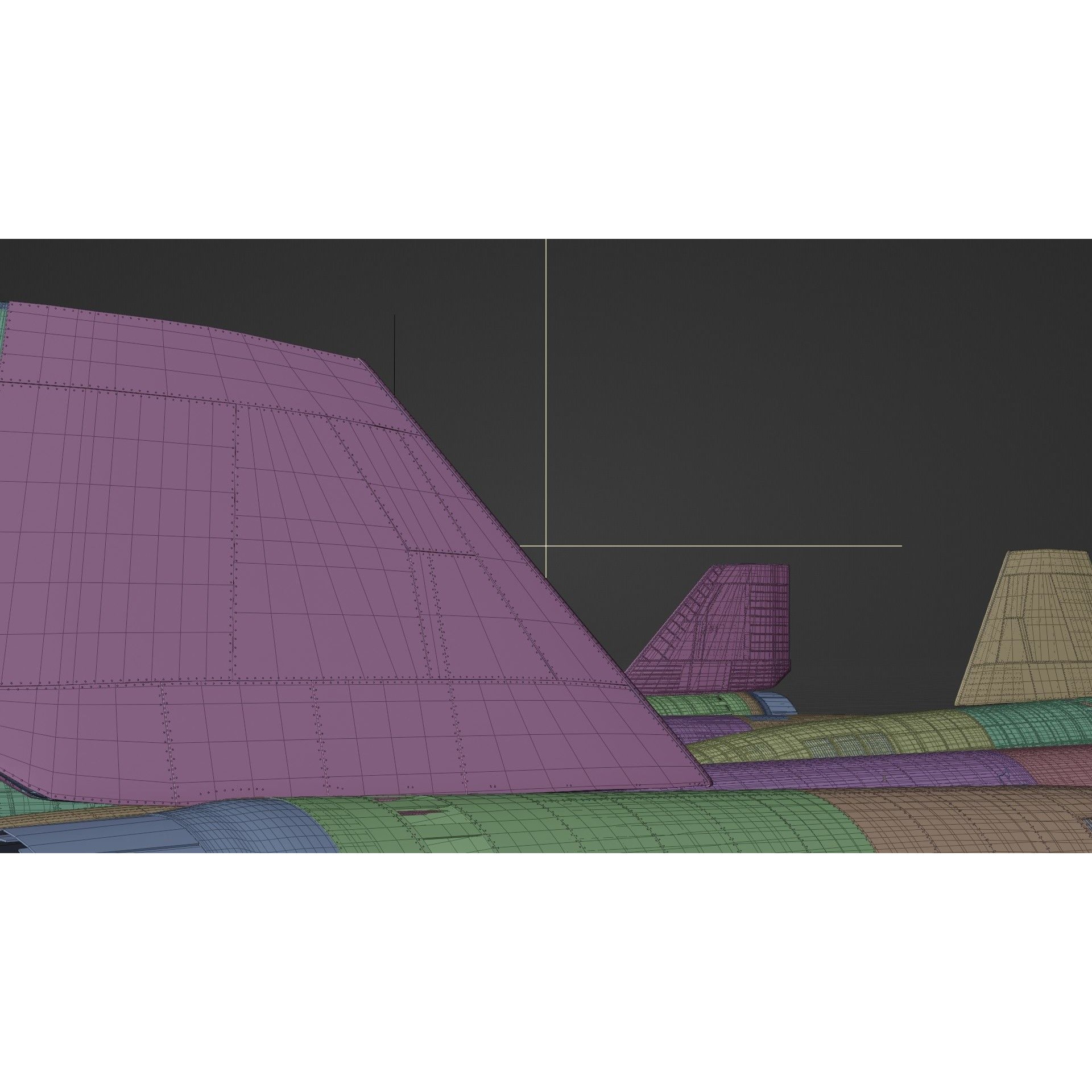 Lockheed SR-71 Blackbird - High-Poly 3D Model - View 29