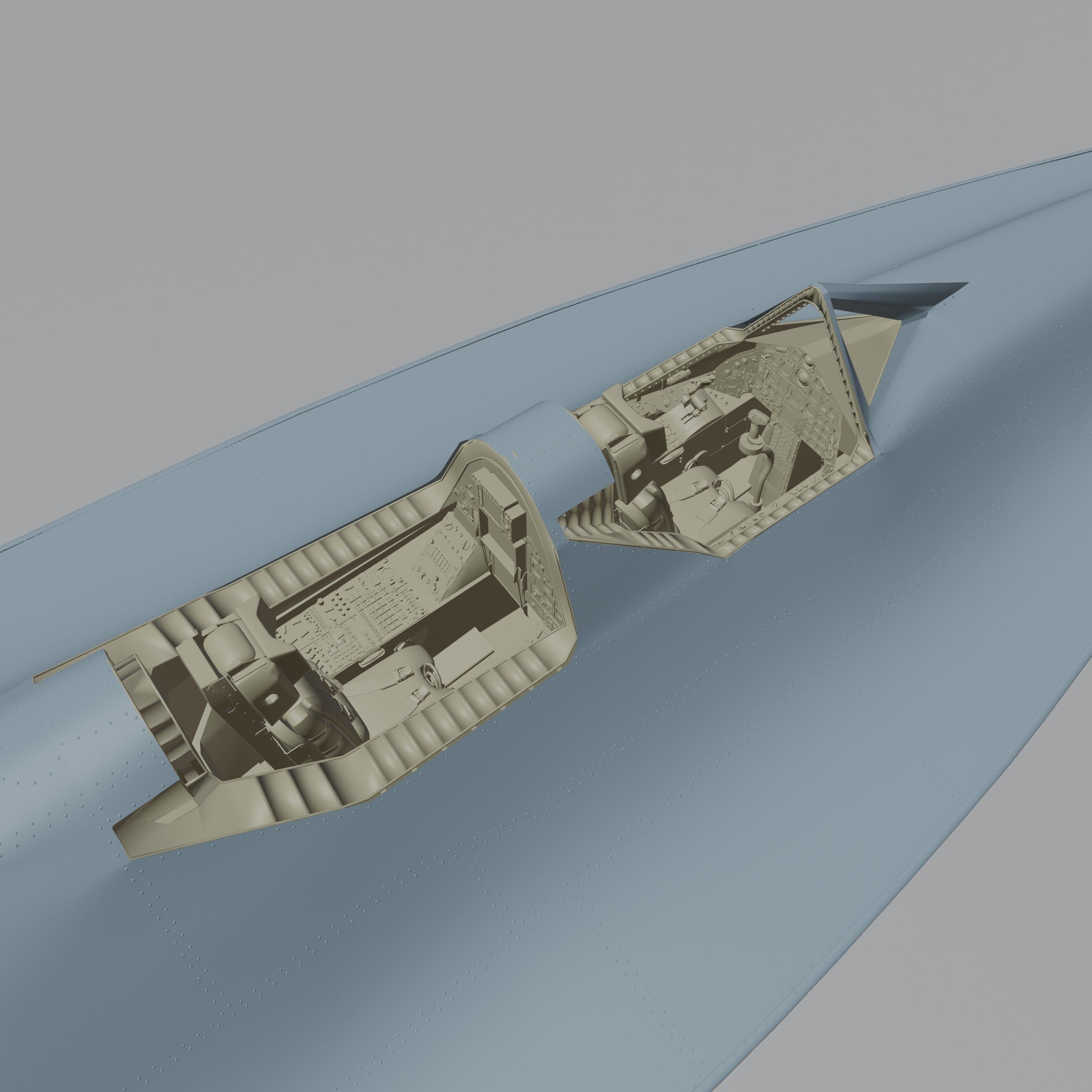 Lockheed SR-71 Blackbird - High-Poly 3D Model - View 31