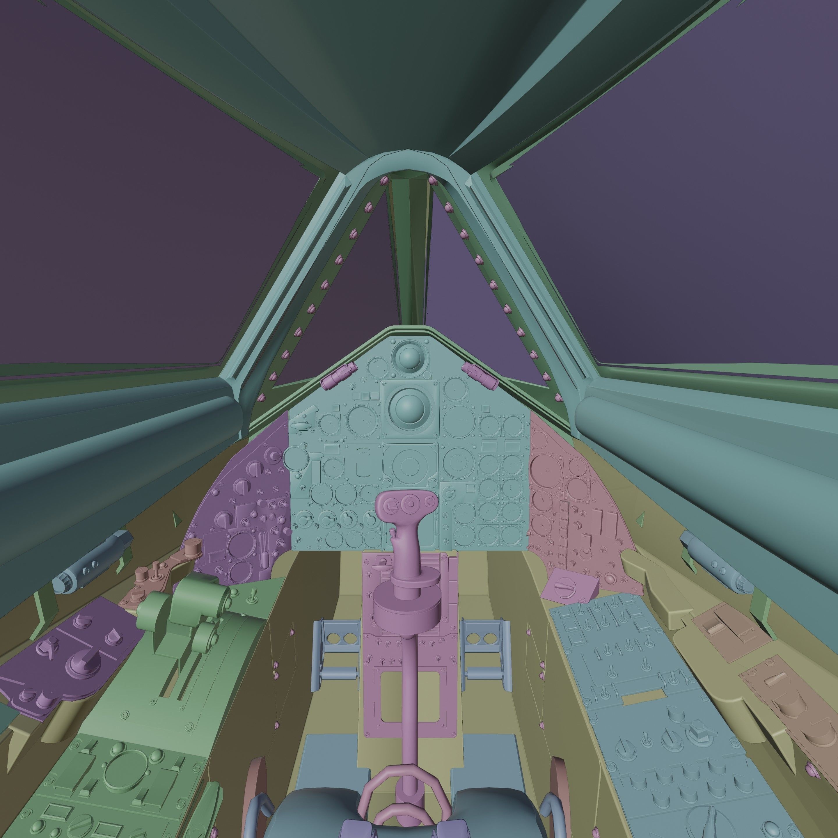 Lockheed SR-71 Blackbird - High-Poly 3D Model - View 32