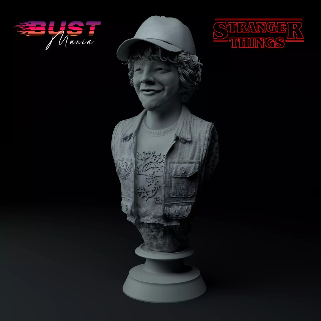 Dustin Henderson 3D Model – Premium Bust for Printing, STL - View 2