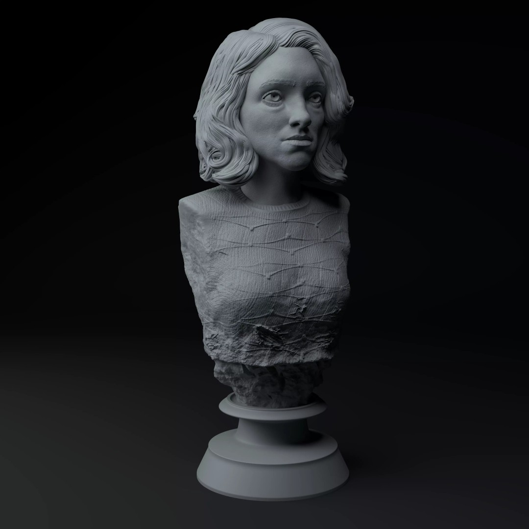 Nancy Wheeler 3D Model – Premium Bust for 3D Printing, STL - View 10