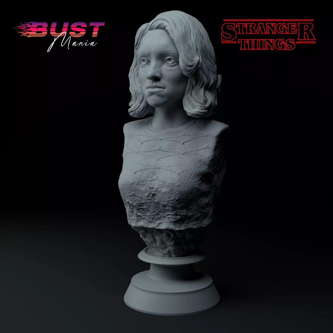 Nancy Wheeler 3D Model – Premium Bust for 3D Printing, STL - View 2