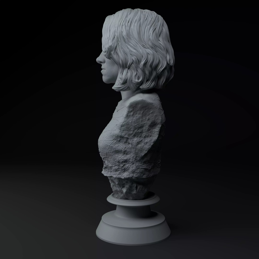 Nancy Wheeler 3D Model – Premium Bust for 3D Printing, STL - View 5