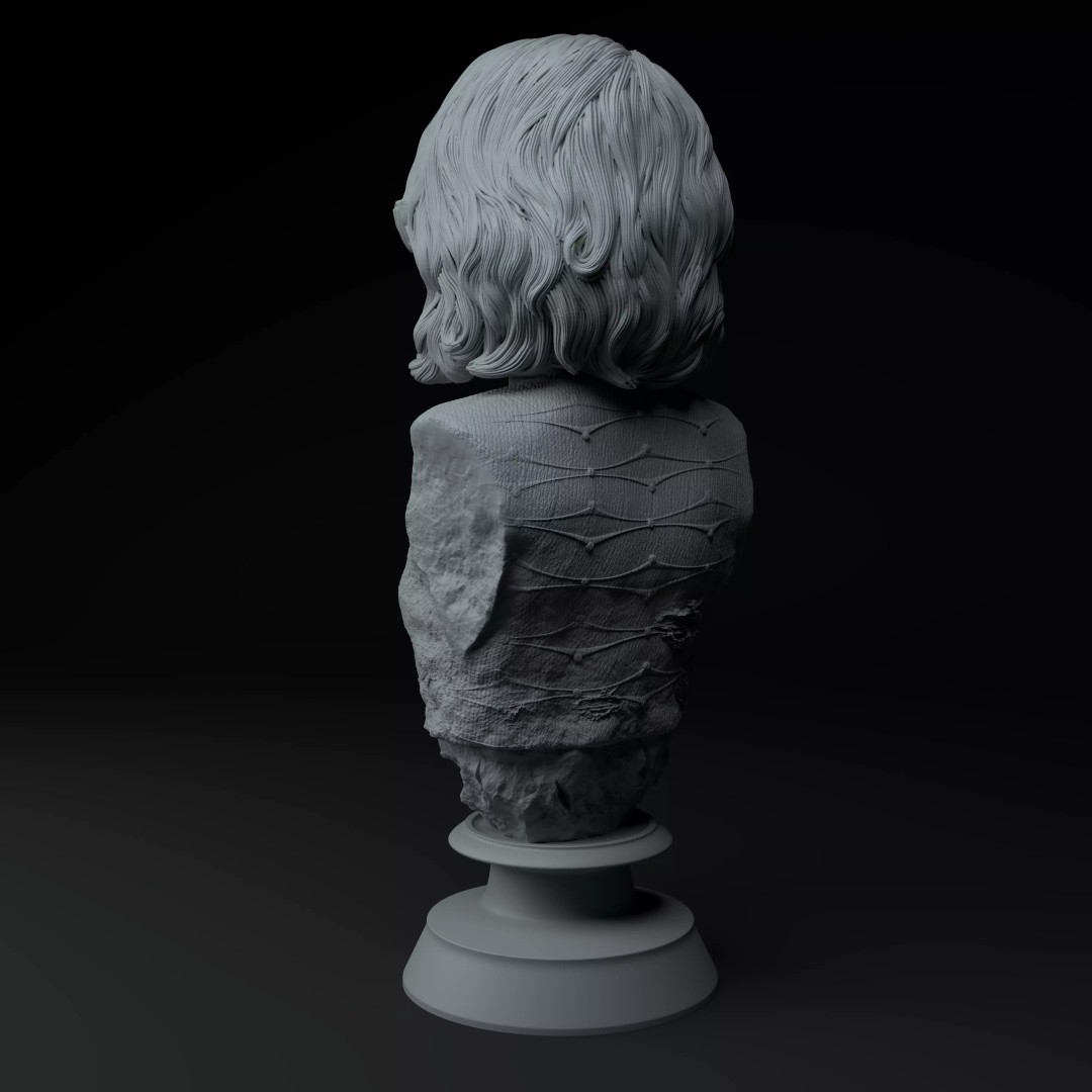 Nancy Wheeler 3D Model – Premium Bust for 3D Printing, STL - View 6