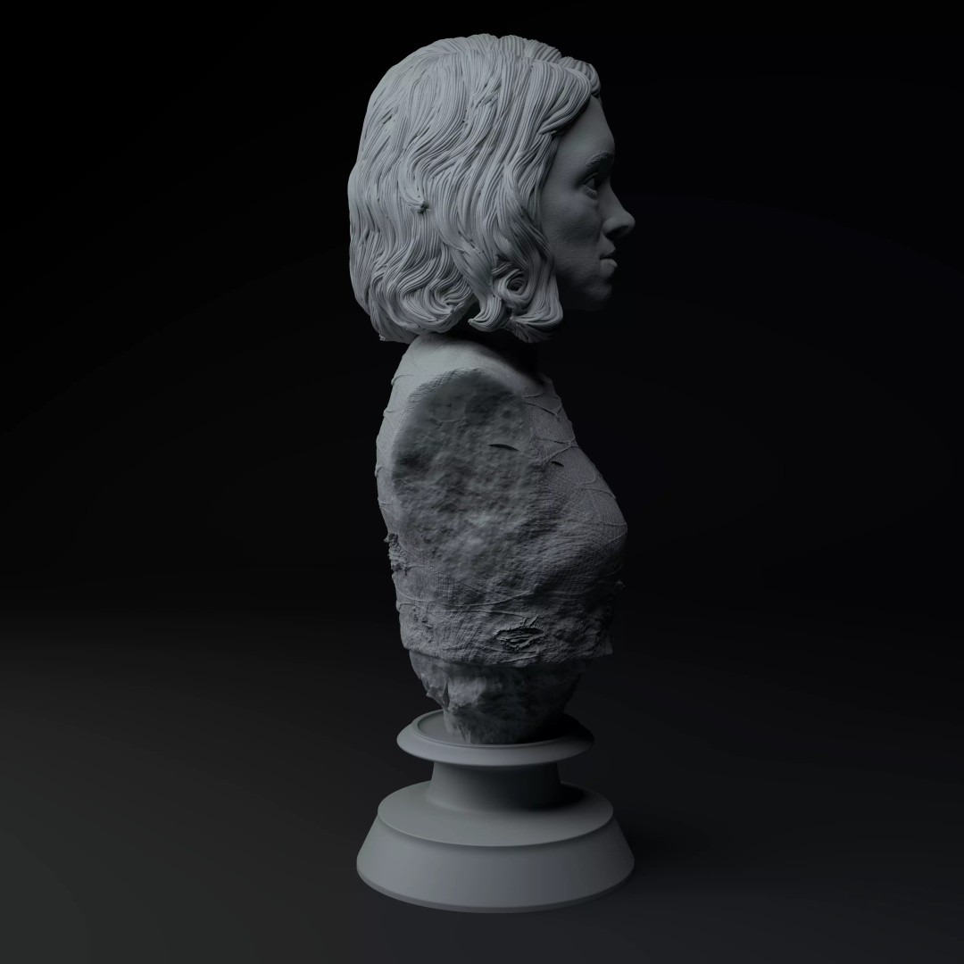 Nancy Wheeler 3D Model – Premium Bust for 3D Printing, STL - View 9