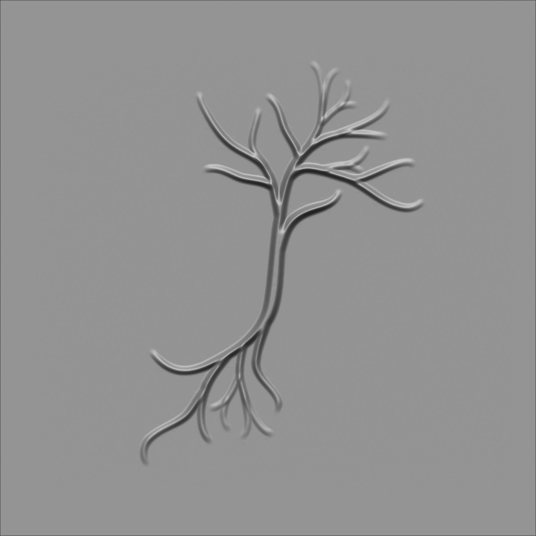 Human Anatomy Veins 3D Model – Low Poly Alpha Textures, JPEG